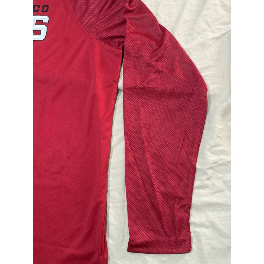 NFL Team Apparel Men's San Francisco 49ers Dri-Fit Long Sleeve Shirt, Size XL - Picture 5 of 16